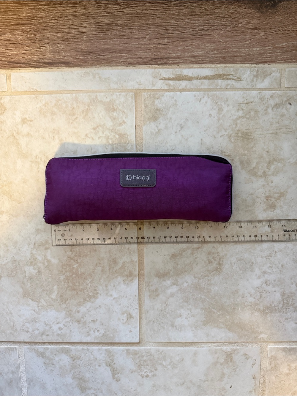Biaggi Lightweight Purple Tote Bag